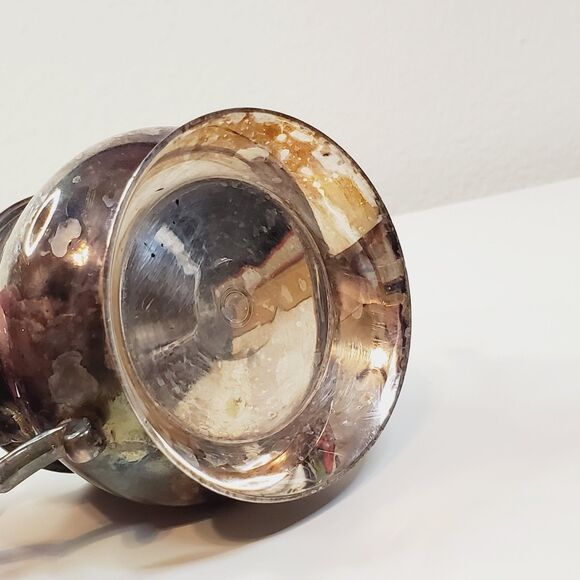 Vintage Victorian Silver Sugar Bowl and Creamer Set Decorative - Picture 16 of 16